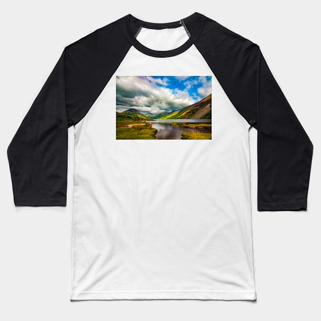 Wast Water and the Heart of the Lake District Baseball T-Shirt by BrianPShaw